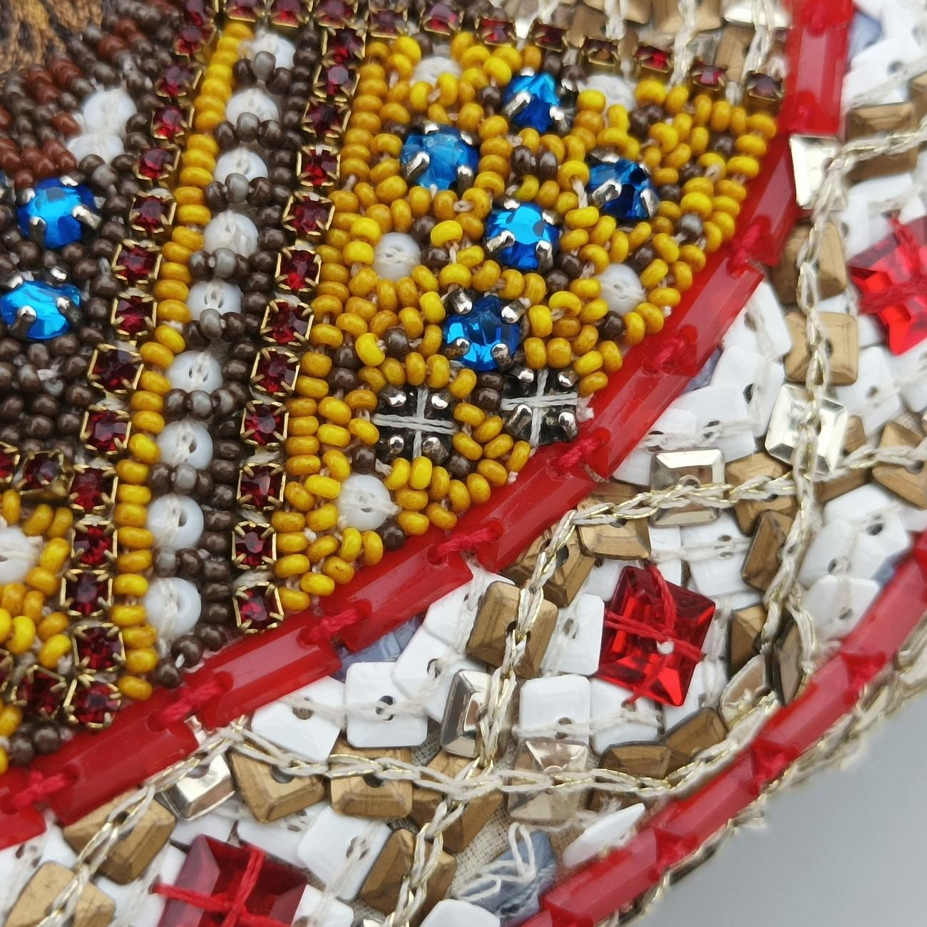 Python and Beads Agatha Mosaic King SatchelMulticolourbeadsパイソン ビーズ アガサ モザイク キング サッチェルマルチカラービーズ