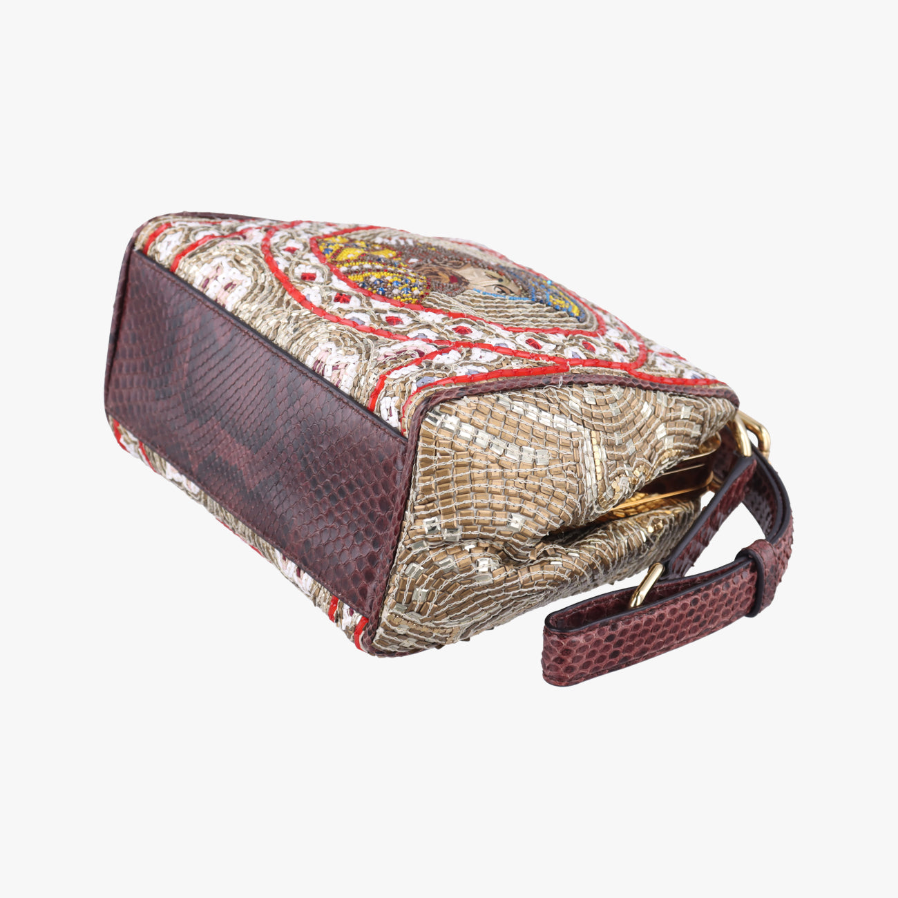 Python and Beads Agatha Mosaic King SatchelMulticolourbeadsパイソン ビーズ アガサ モザイク キング サッチェルマルチカラービーズ