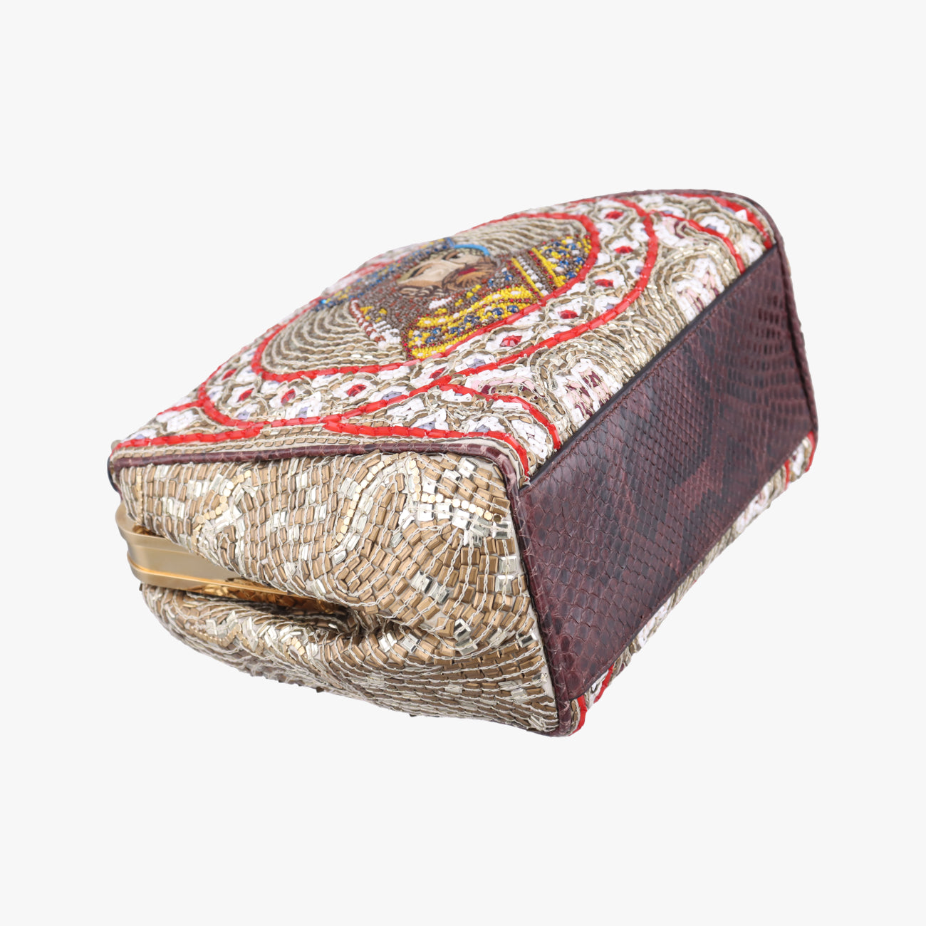 Python and Beads Agatha Mosaic King SatchelMulticolourbeadsパイソン ビーズ アガサ モザイク キング サッチェルマルチカラービーズ