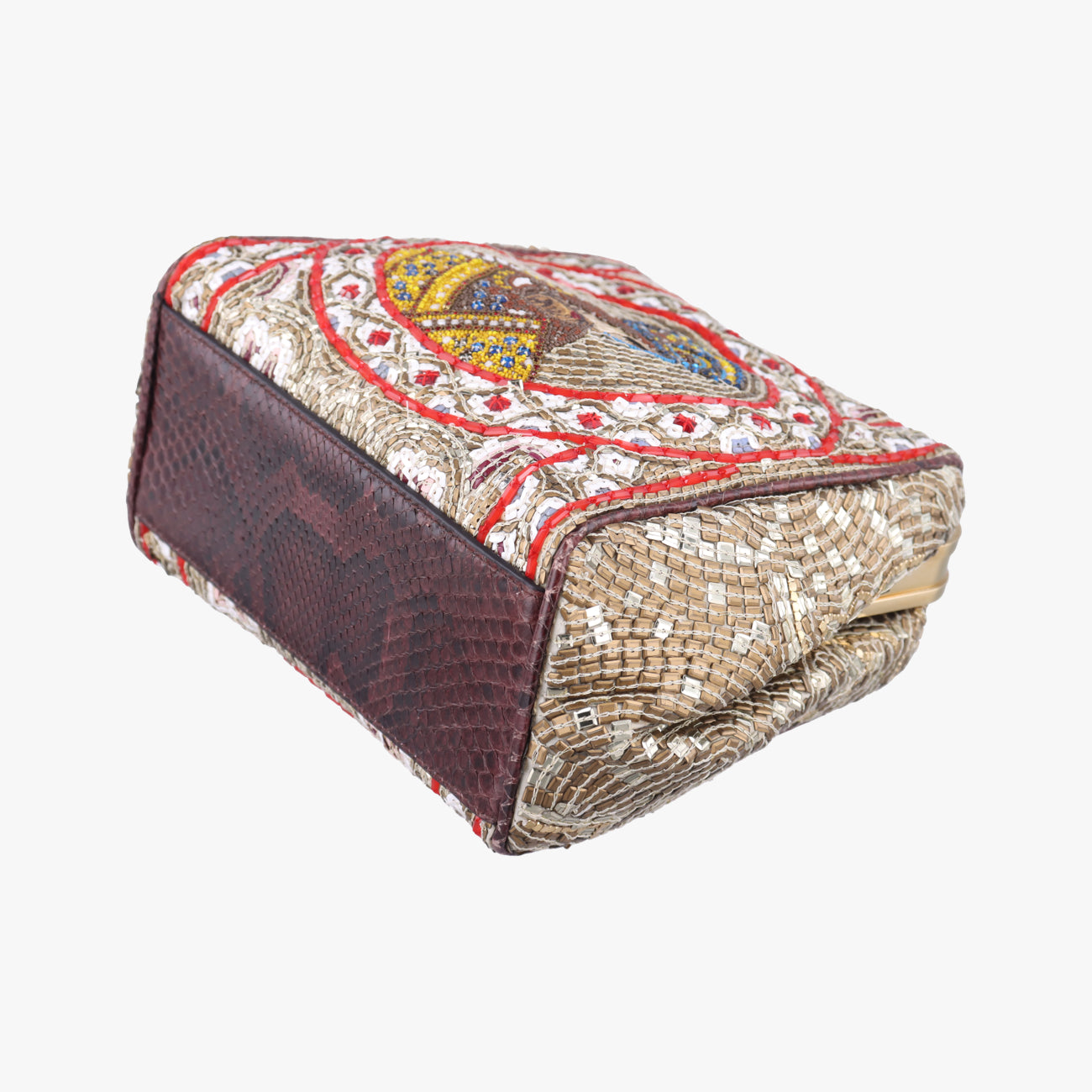 Python and Beads Agatha Mosaic King SatchelMulticolourbeadsパイソン ビーズ アガサ モザイク キング サッチェルマルチカラービーズ