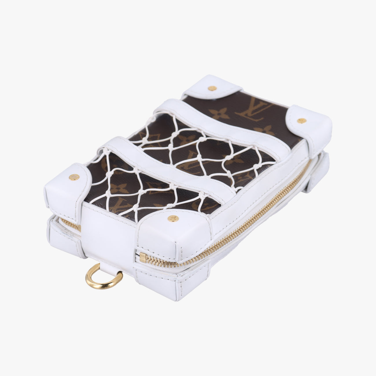 Soft Trunk Phone BoxBrown x WhiteMonogram Reverse CanvasM80102TJ4240 ICチップソフトトランク フォーンボックスモノグラム/ブラウン系× ホワイトモノグラムリバースキャンバスM80102TJ4240 ICチップ