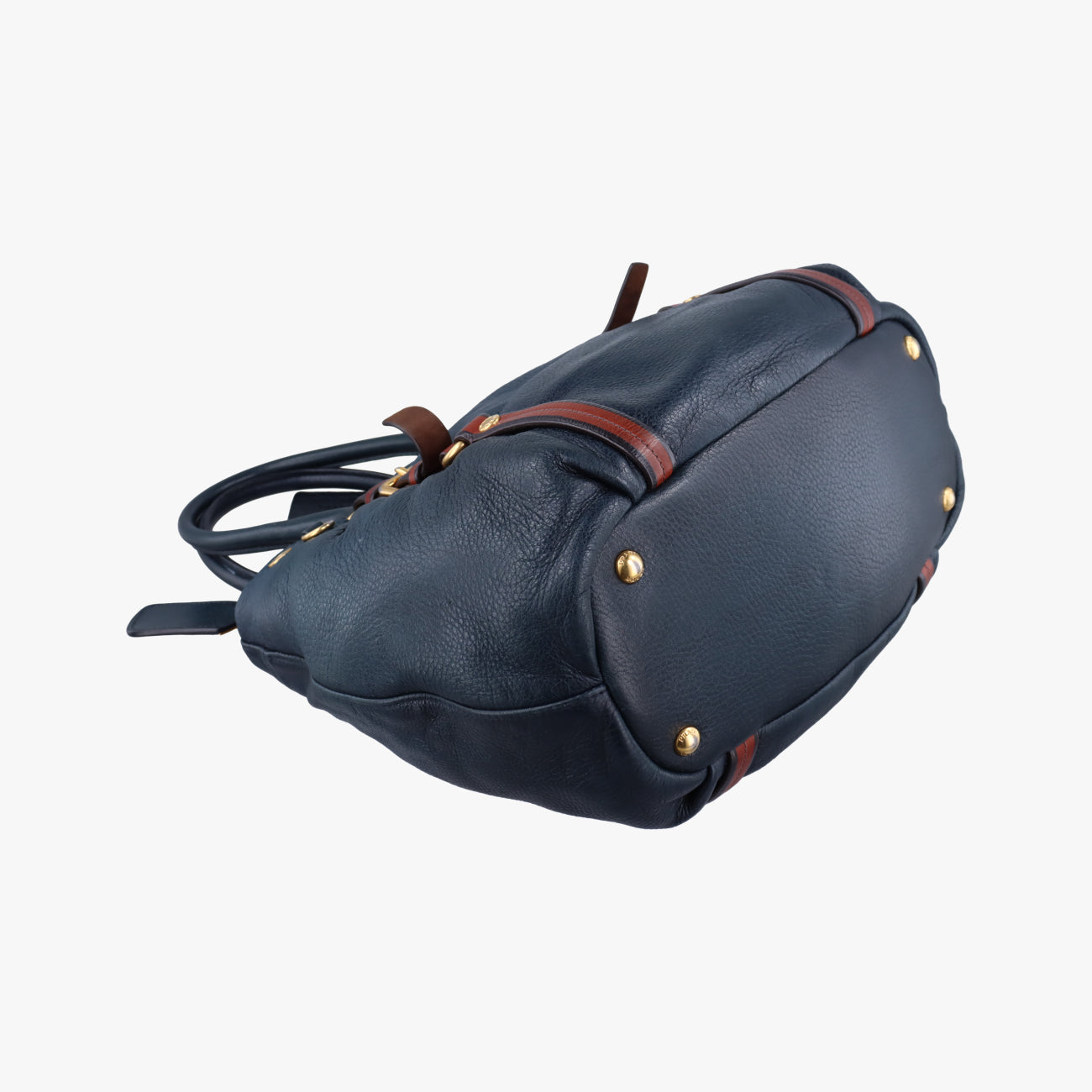 Square buckleNavy×BrownLeatherBN1773129スクエアバックルネイビー×ブラウンレザーBN1773129