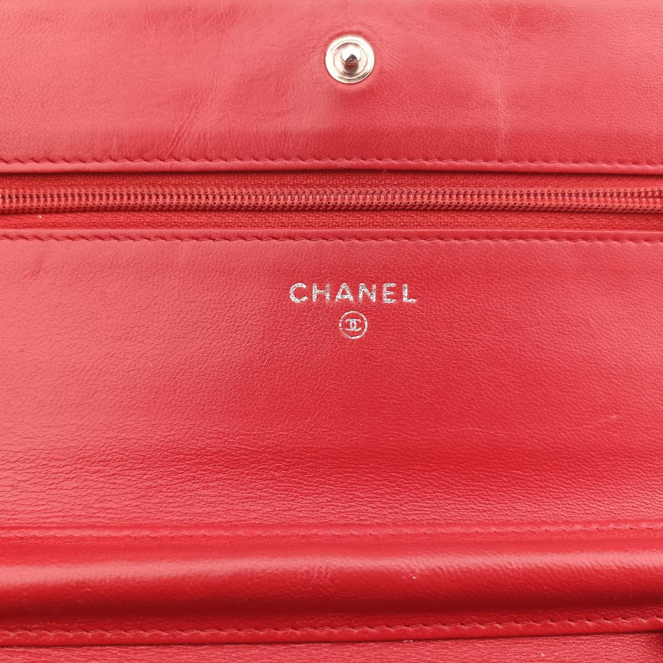 Matelasse coco markRedlambskinA3381420067656マトラッセ ココマークレッドラムスキンA3381420067656