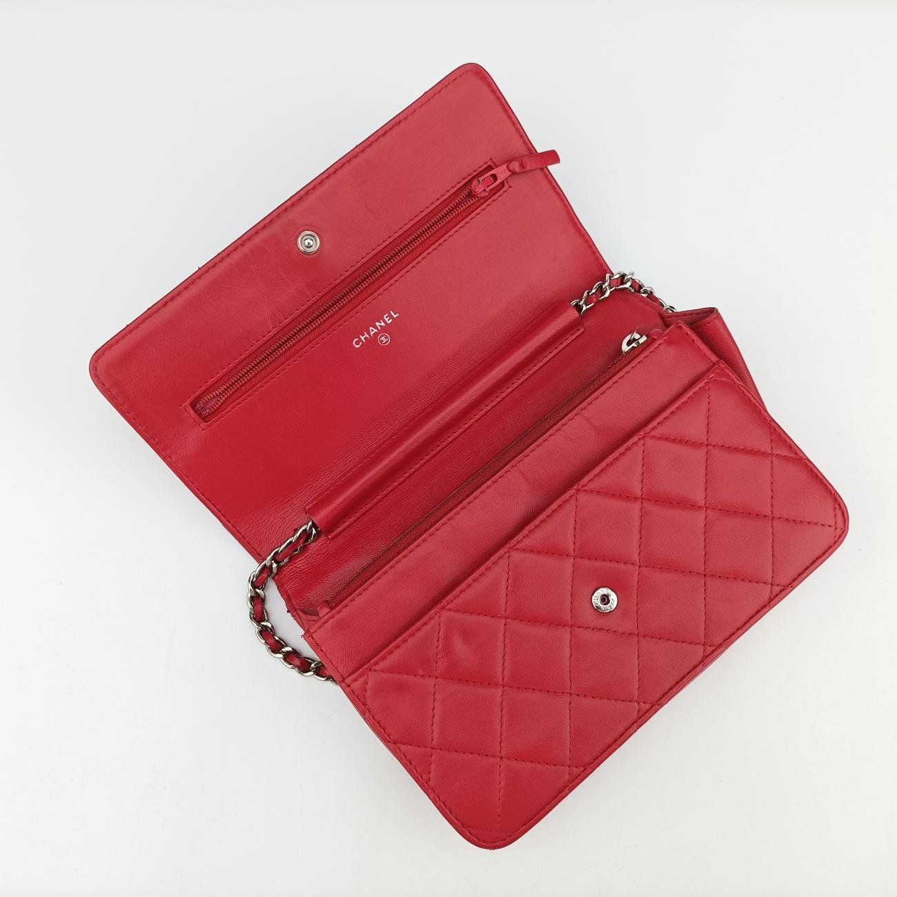 Matelasse coco markRedlambskinA3381420067656マトラッセ ココマークレッドラムスキンA3381420067656