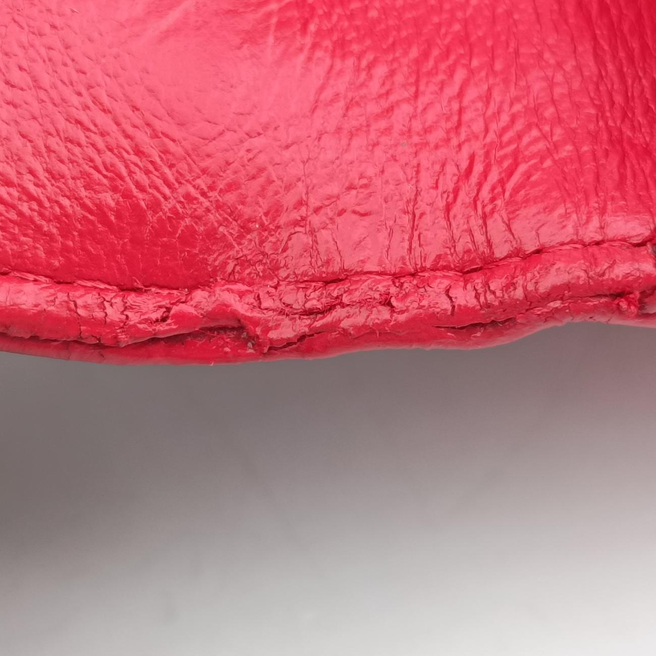 Matelasse coco markRedlambskinA3381420067656マトラッセ ココマークレッドラムスキンA3381420067656