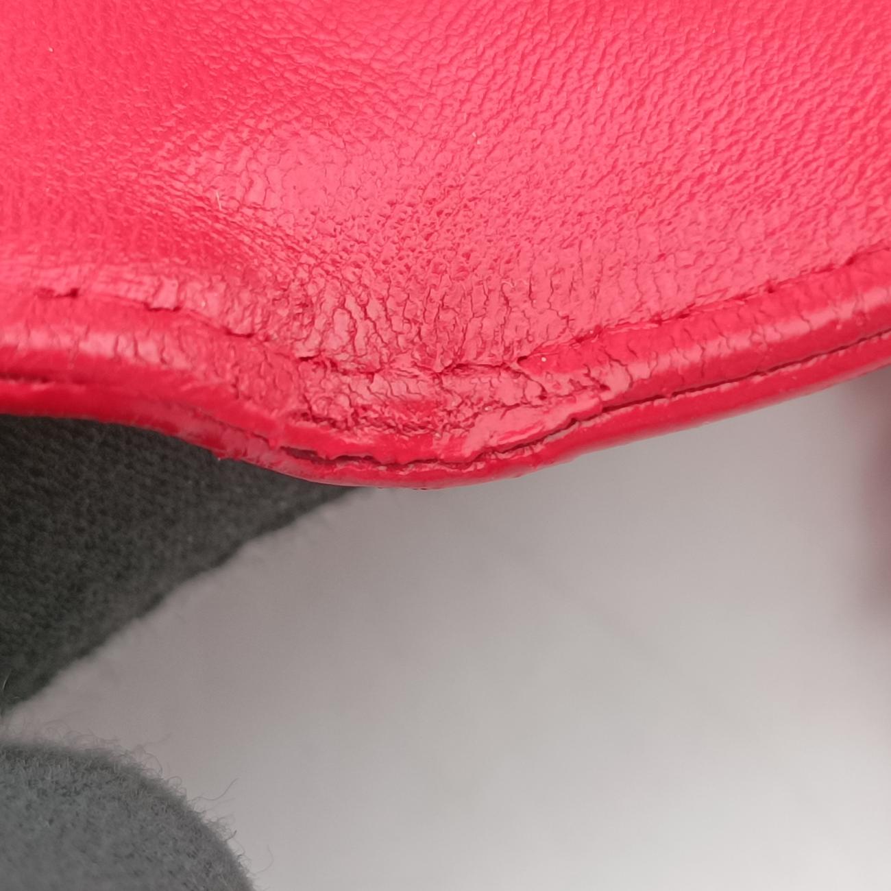 Matelasse coco markRedlambskinA3381420067656マトラッセ ココマークレッドラムスキンA3381420067656