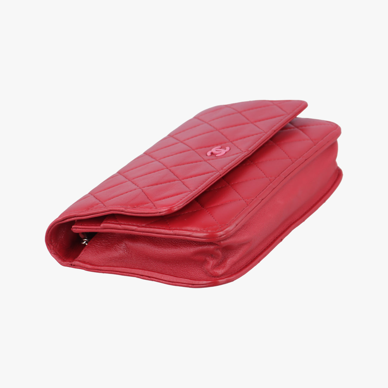 Matelasse coco markRedlambskinA3381420067656マトラッセ ココマークレッドラムスキンA3381420067656