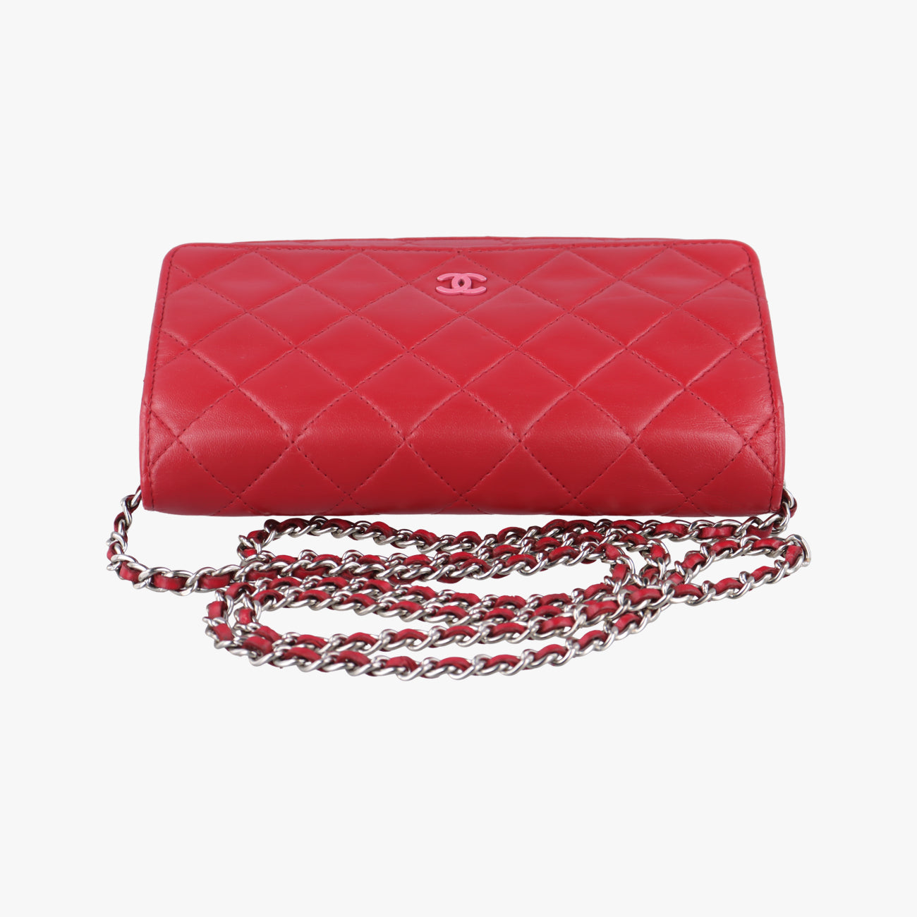 Matelasse coco markRedlambskinA3381420067656マトラッセ ココマークレッドラムスキンA3381420067656