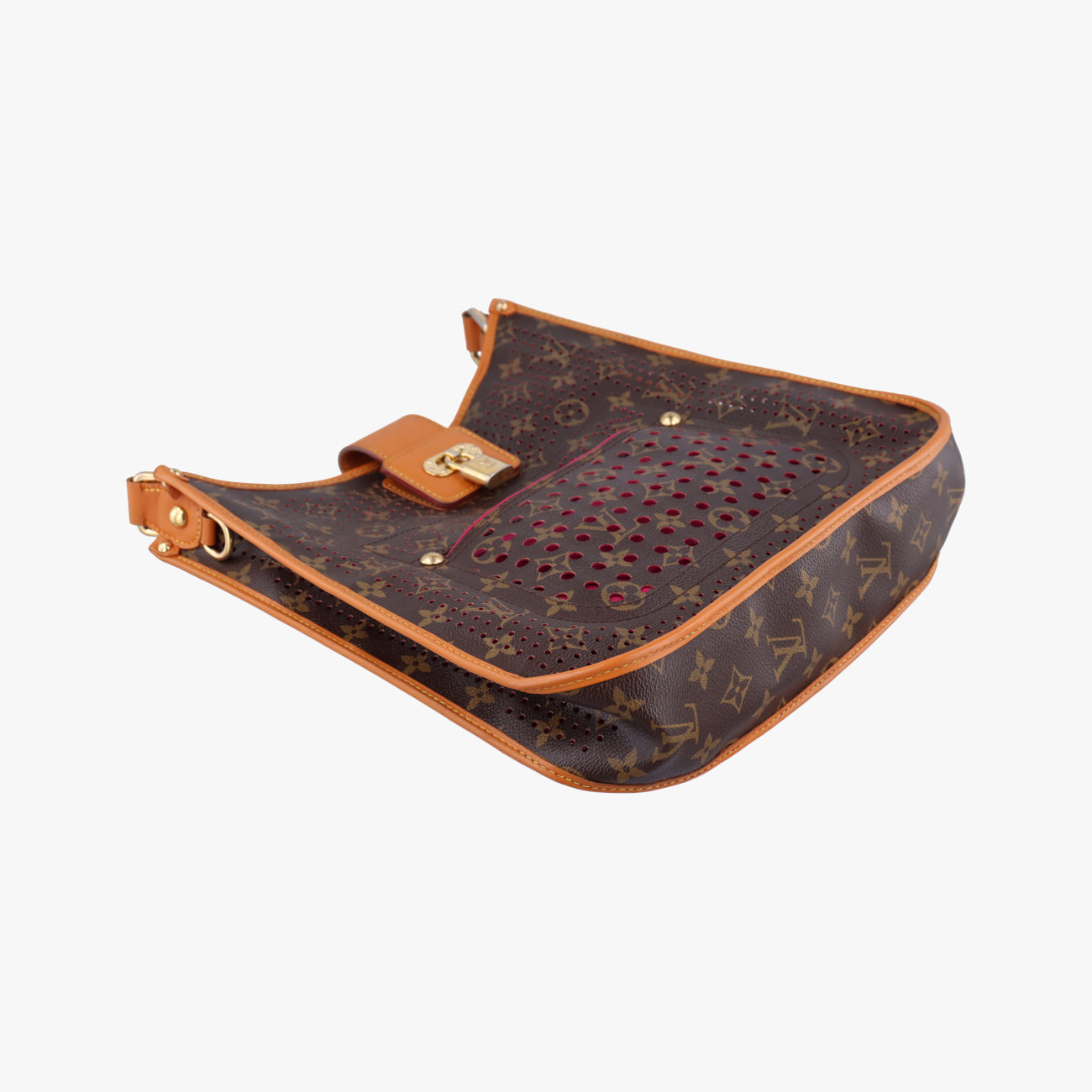 Musettebrown×FUCHSIAMonogram PerforatedM95172Lot number unknownミュゼットモノグラム/ブラウン系×フューシャモノグラム ペルフォM95172製番不明