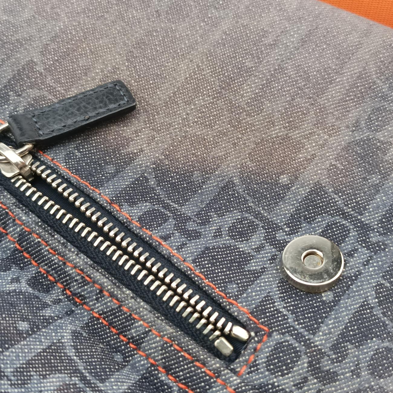 Vintage 2005 Flight Line Trotter Monogram LogoGrey×Orangejacquard08-RU-1005ヴィンテージ 2005 フライトライン トロッター モノグラム ロゴグレー×オレンジジャガード08-RU-1005