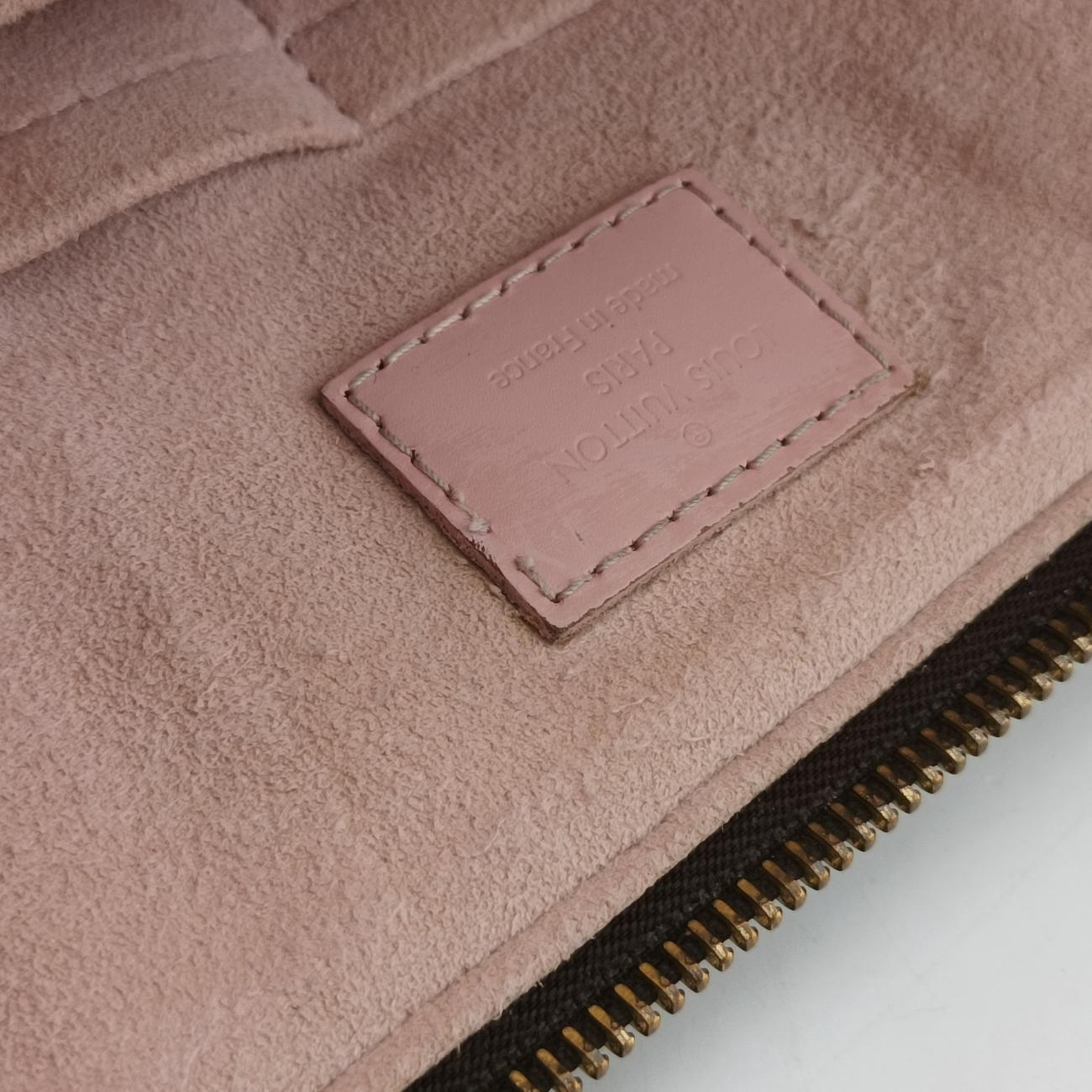 Kaisa Tote PMBrown Rose BallerineDamier CanvasN41554Lot number unknownカイサ トートPMブラウンローズバレリーヌダミエキャンバスN41554製番不明