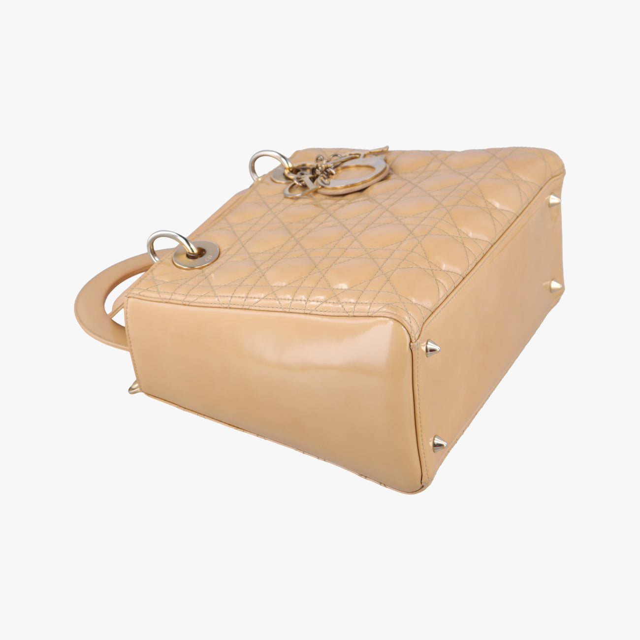 Lady DiorbeigePatent14B-MA-0112レディディオールベージュパテント14B-MA-0112