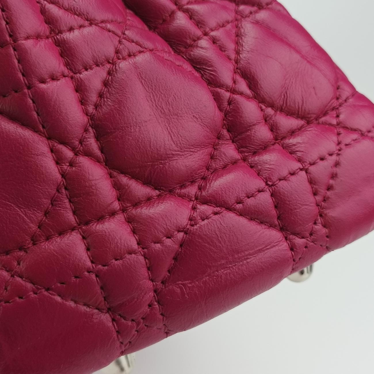 Cannage Dior Soft ShoppingRoselambskin01-BO-0144ディオールソフトローズ レッドラムスキン01-BO-0144