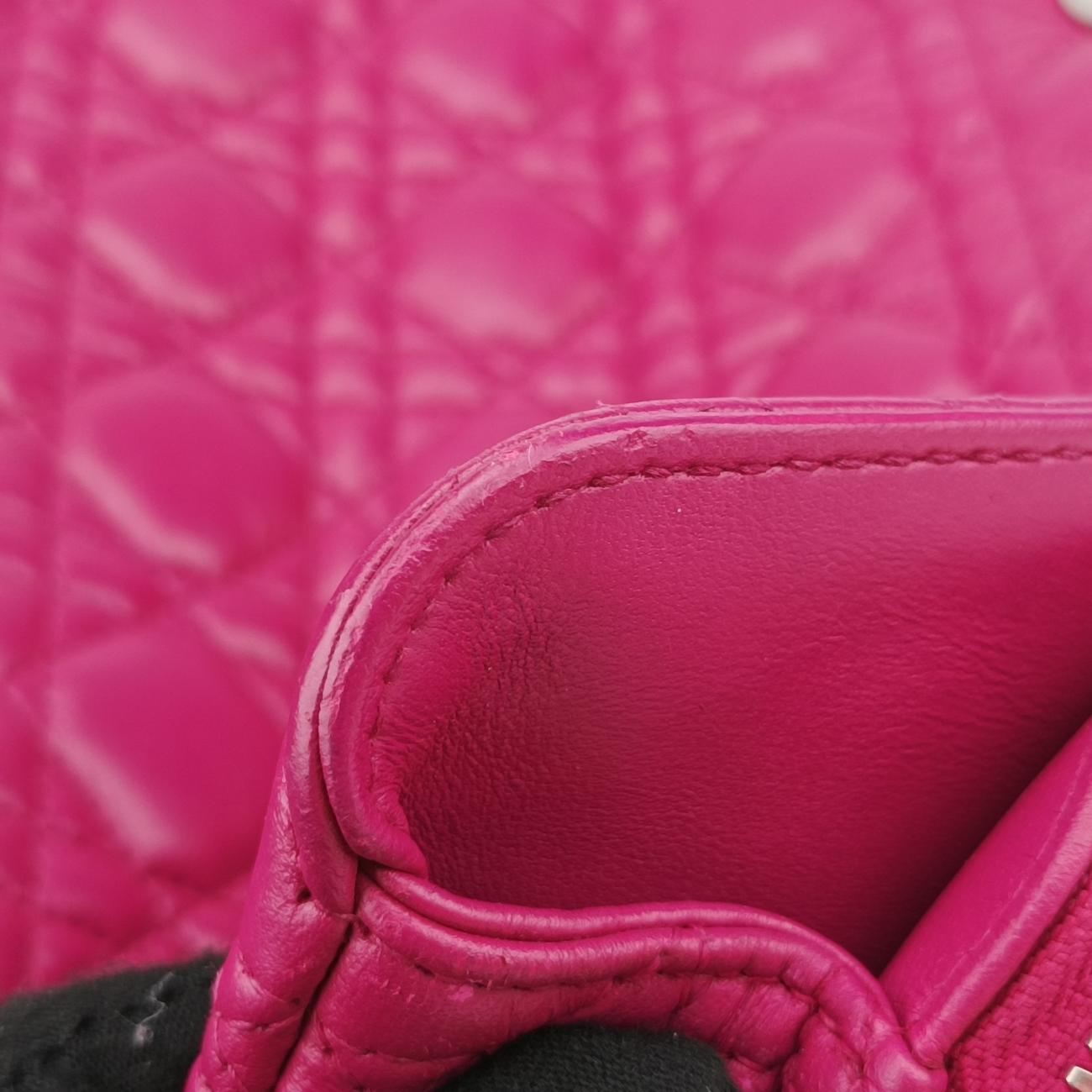 Cannage Dior Soft ShoppingRoselambskin01-BO-0144ディオールソフトローズ レッドラムスキン01-BO-0144