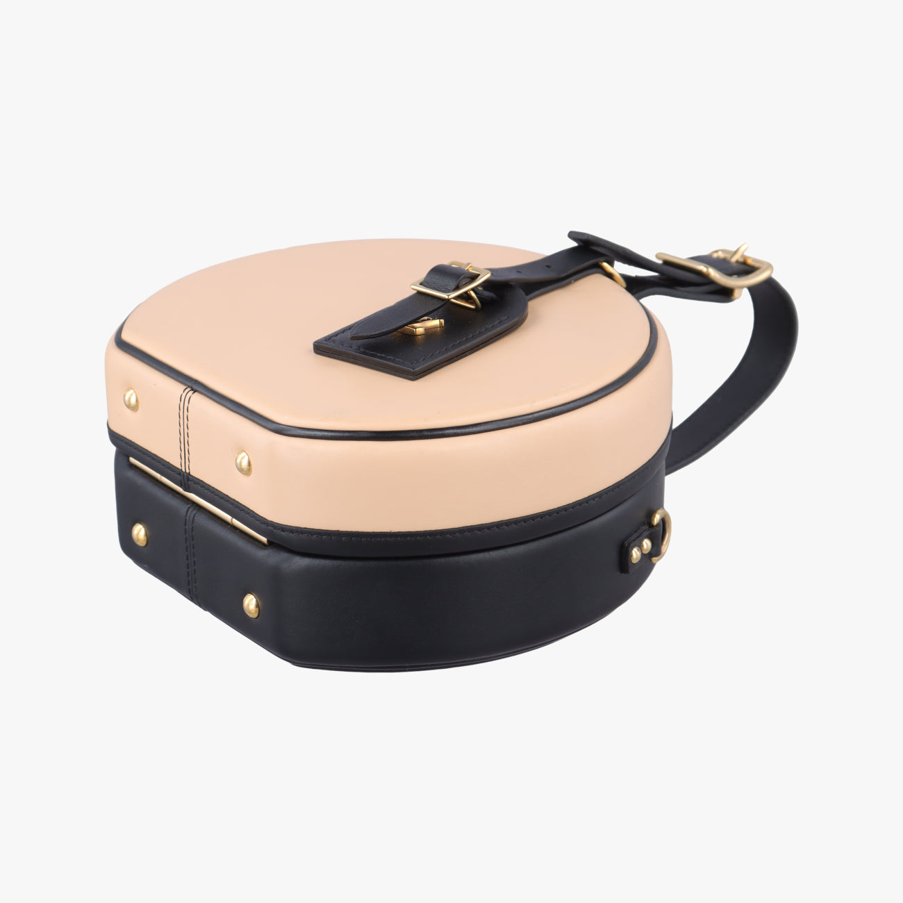 Petite Boite ChapeauBEIGE×BLACKLeatherM53138PL0318 ICチッププティット ボワット シャポーベージュ×ブラックレザーM53138PL0318 ICチップ