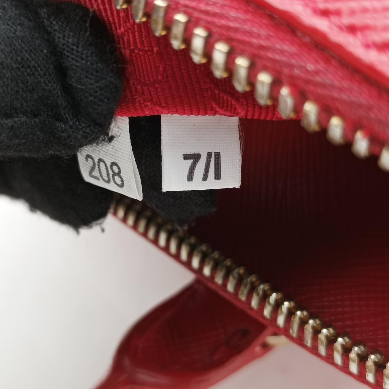 Promenade Red Saffiano Leather BL0837 208 7/Iプロムナード レッド サフィアーノレザー BL0837 208 7/I