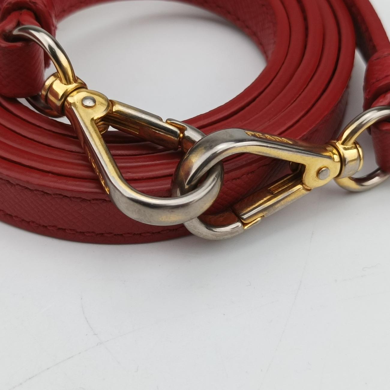 Promenade Red Saffiano Leather BL0837 208 7/Iプロムナード レッド サフィアーノレザー BL0837 208 7/I