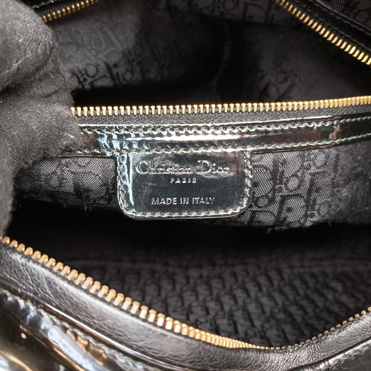 Lady DiorBlackPatent08-MA-1029レディディオールブラックパテント08-MA-1029