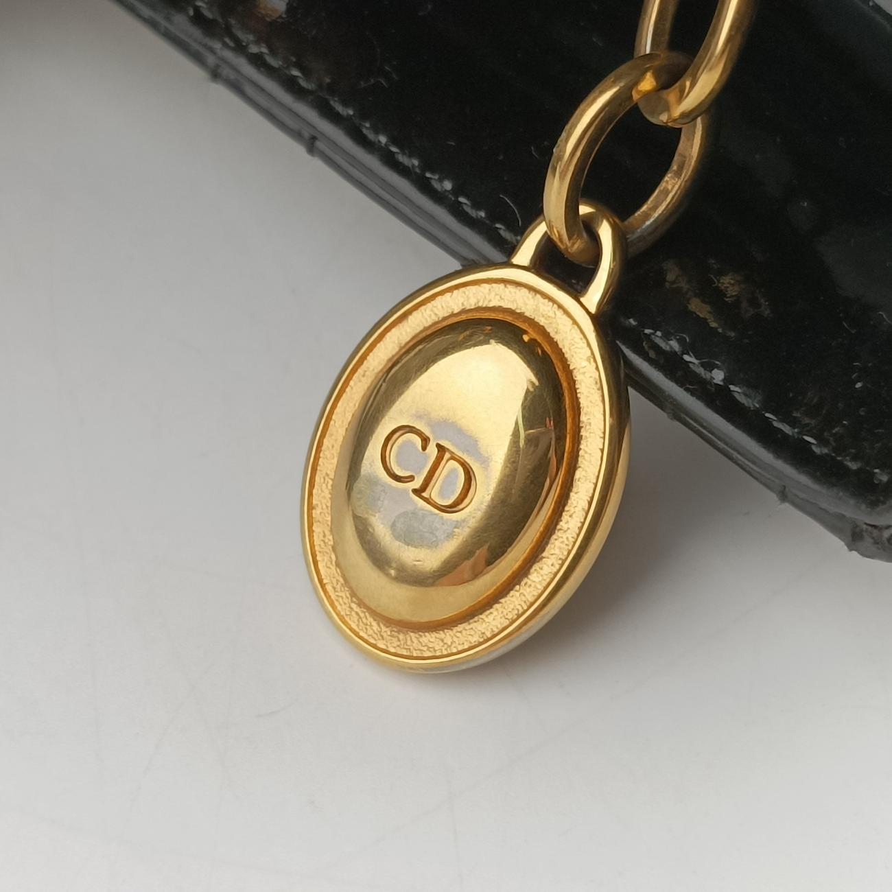 Lady DiorBlackPatent08-MA-1029レディディオールブラックパテント08-MA-1029