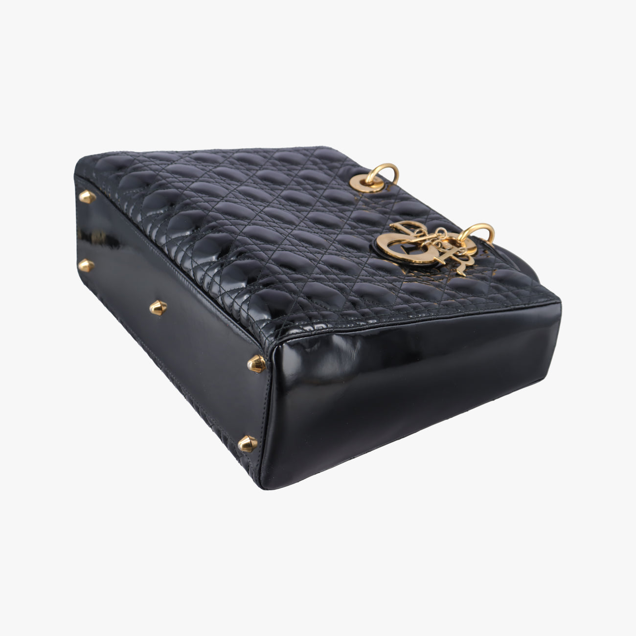 Lady DiorBlackPatent08-MA-1029レディディオールブラックパテント08-MA-1029