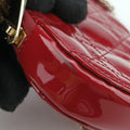 Lady Dior Cannage Phone HolderRedPatent56-MA-0261レディ ディオール カナージュ フォン ホルダーレッドパテント56-MA-0261