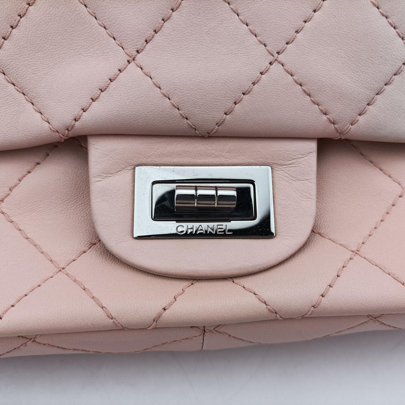 2.55 double flap MatelassePink×BeigelambskinA37590128872382.55 ダブルフラップマトラッセピンク×ベージュラムスキンA3759012887238