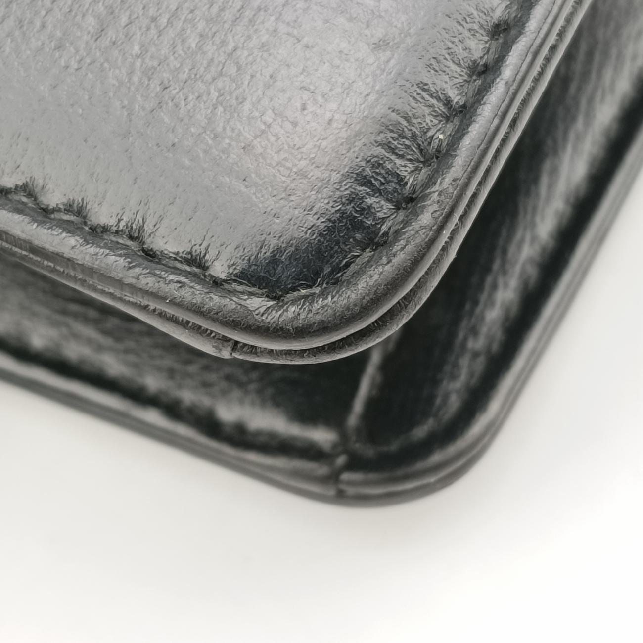 GG Ring GG MarmontBlackLeather589474B029955416GGリング GGマーモントブラックレザー589474B029955416