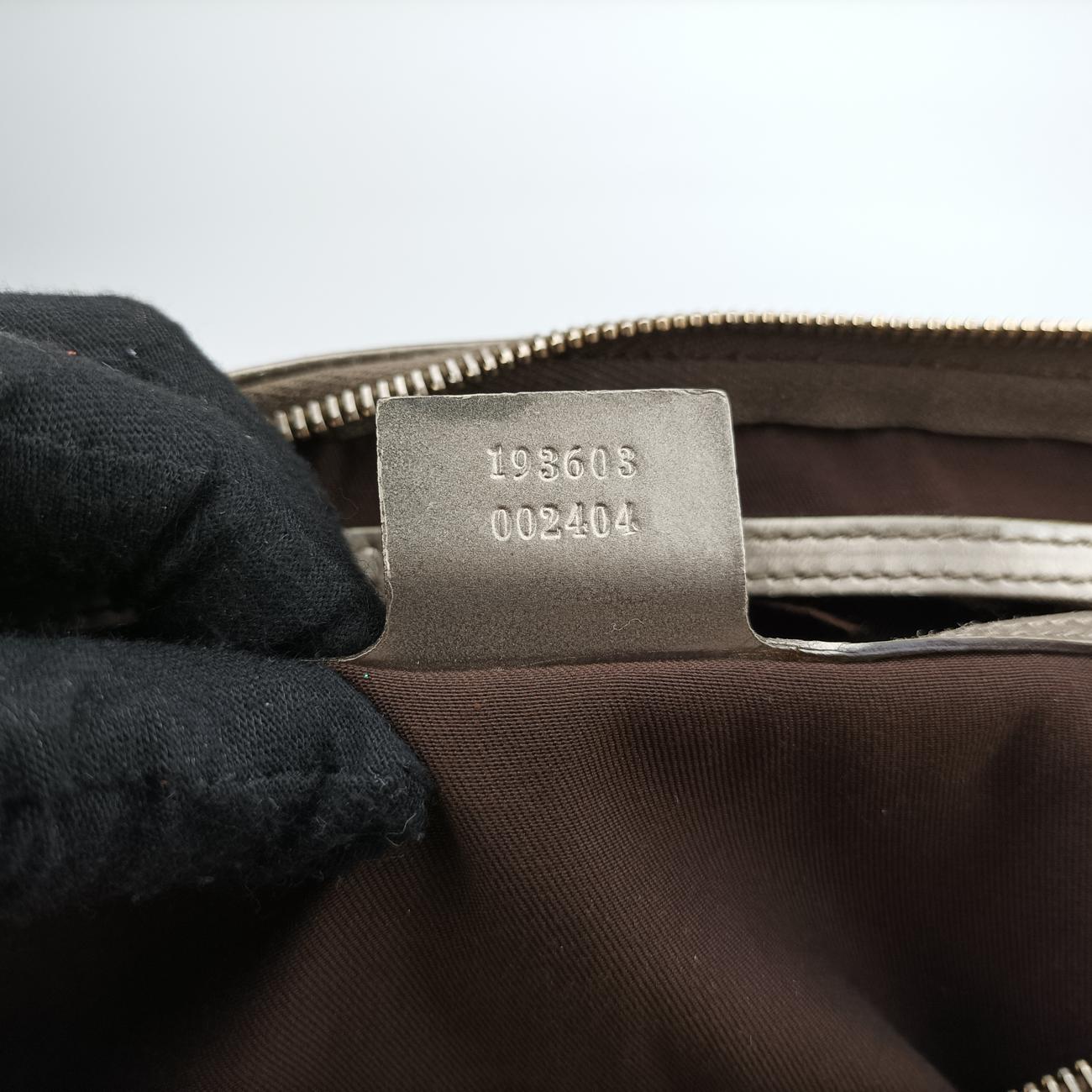 GG plus Spring Joy GG Supreme beige×silver PVC coated canvas 193603 B2181569GGプラス ジョイ GGスプリーム ベージュ×シルバー PVCコーティングキャンバス 193603 B2181569