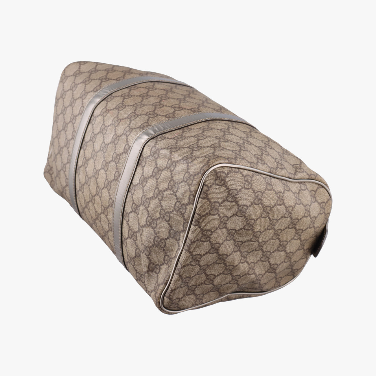 GG plus Spring Joy GG Supreme beige×silver PVC coated canvas 193603 B2181569GGプラス ジョイ GGスプリーム ベージュ×シルバー PVCコーティングキャンバス 193603 B2181569