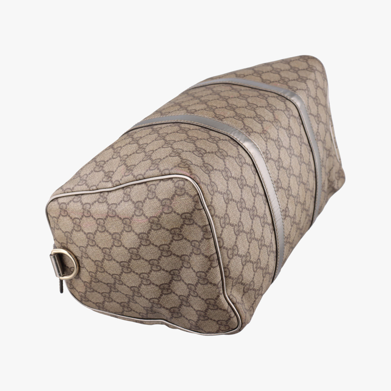 GG plus Spring Joy GG Supreme beige×silver PVC coated canvas 193603 B2181569GGプラス ジョイ GGスプリーム ベージュ×シルバー PVCコーティングキャンバス 193603 B2181569