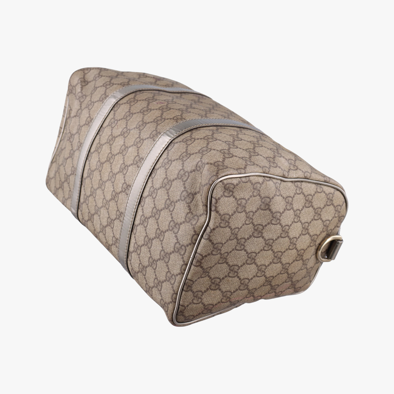 GG plus Spring Joy GG Supreme beige×silver PVC coated canvas 193603 B2181569GGプラス ジョイ GGスプリーム ベージュ×シルバー PVCコーティングキャンバス 193603 B2181569