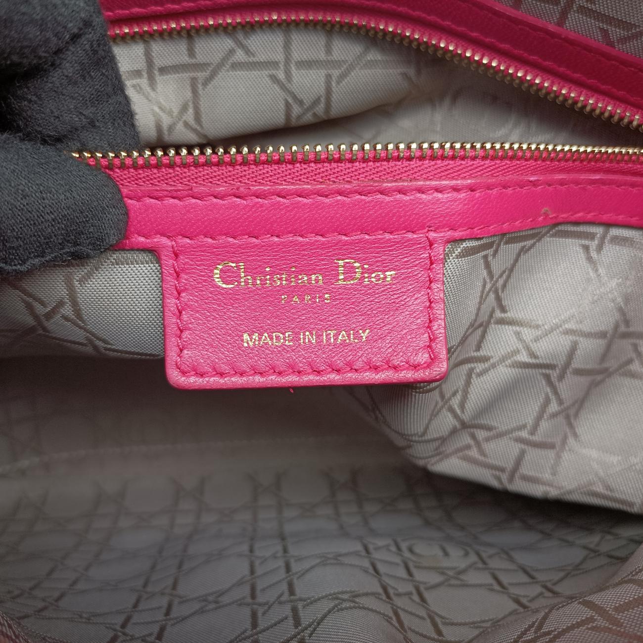 Lady DiorPinklambskin18-MA-0123レディディオールピンクラムスキン18-MA-0123