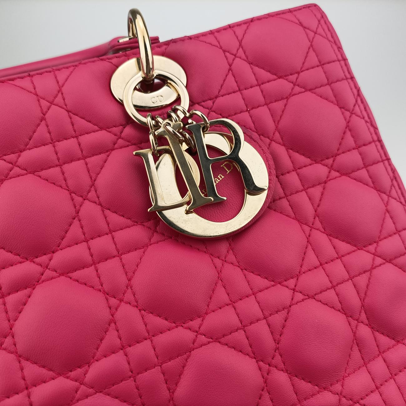 Lady DiorPinklambskin18-MA-0123レディディオールピンクラムスキン18-MA-0123