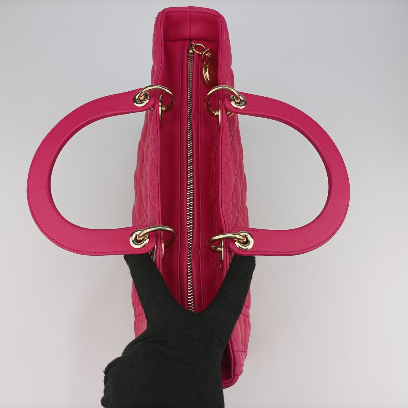 Lady DiorPinklambskin18-MA-0123レディディオールピンクラムスキン18-MA-0123