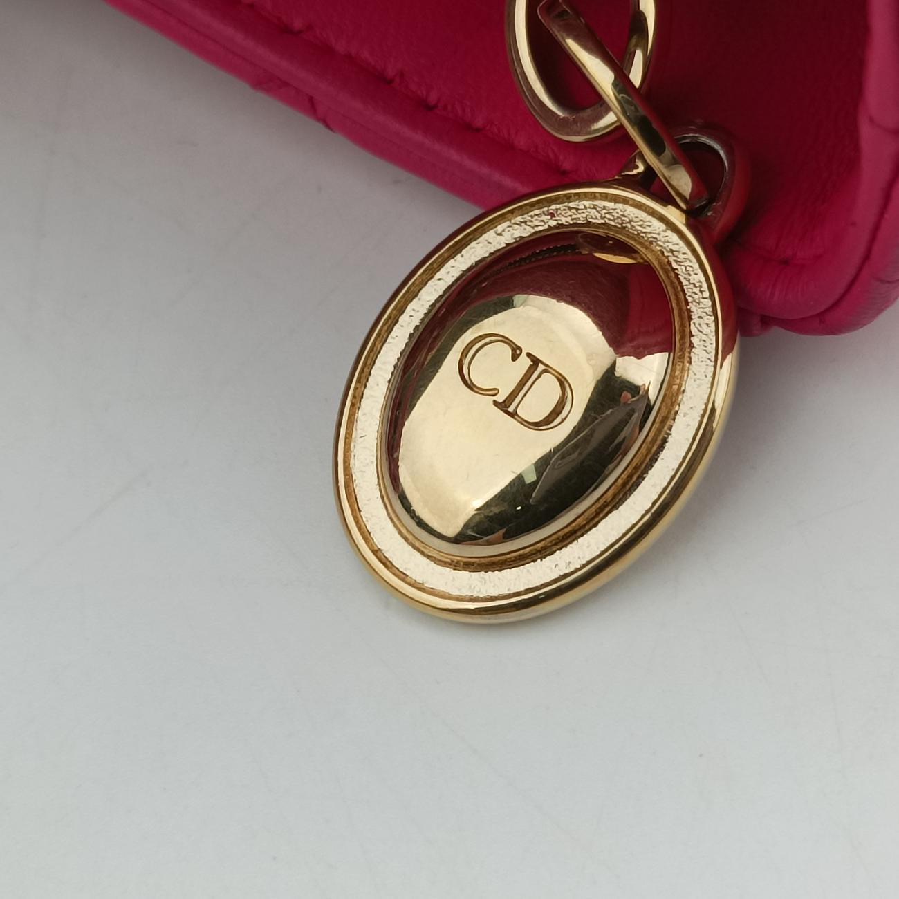 Lady DiorPinklambskin18-MA-0123レディディオールピンクラムスキン18-MA-0123