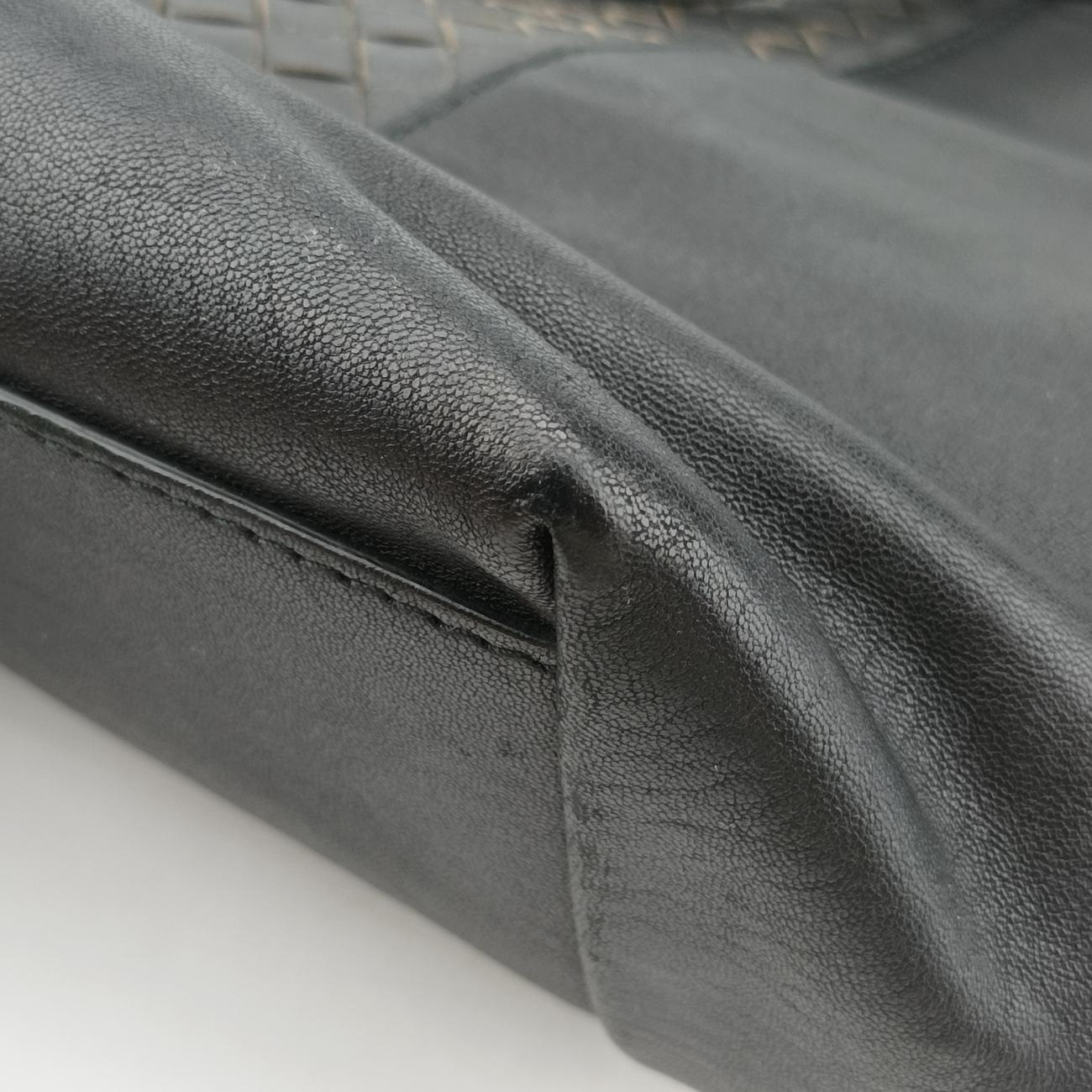IntrecciatoBlack×GrayLambskinB03520022Zイントレチャートブラック×グレーラムスキンB03520022Z