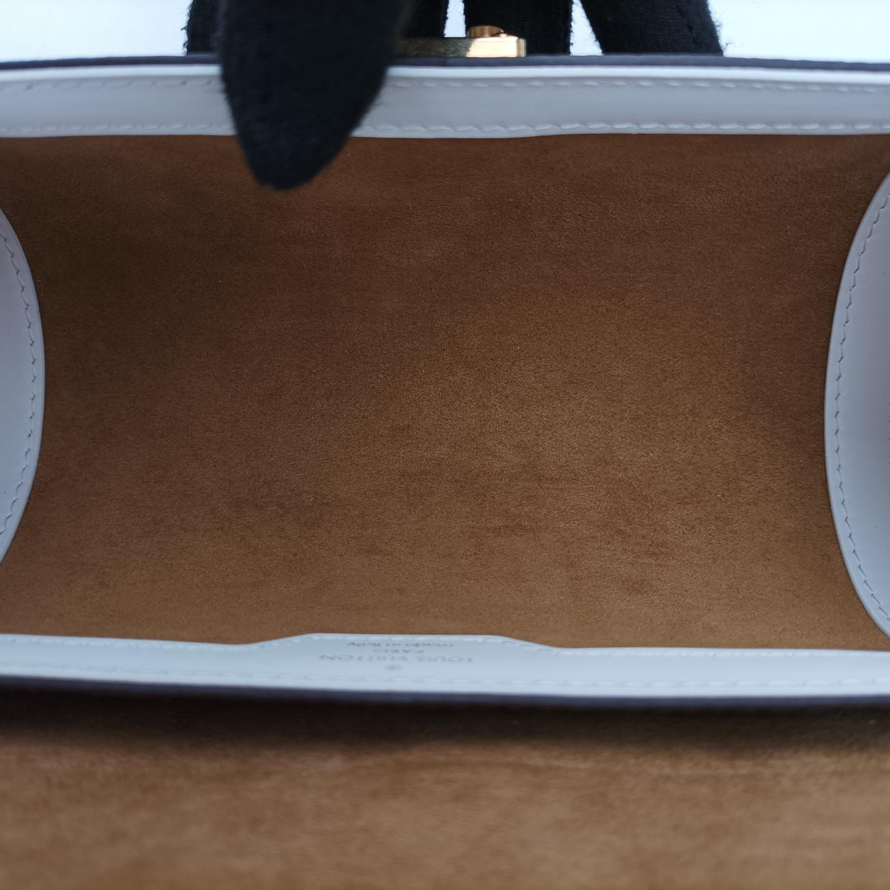 Papillon TrunkBrown×whiteMonogram Canvas×calf leatherM81485ICチップパピヨン トランクモノグラム/ブラウン系×ホワイトモノグラムキャンバス×カーフレザーM81485ICチップ