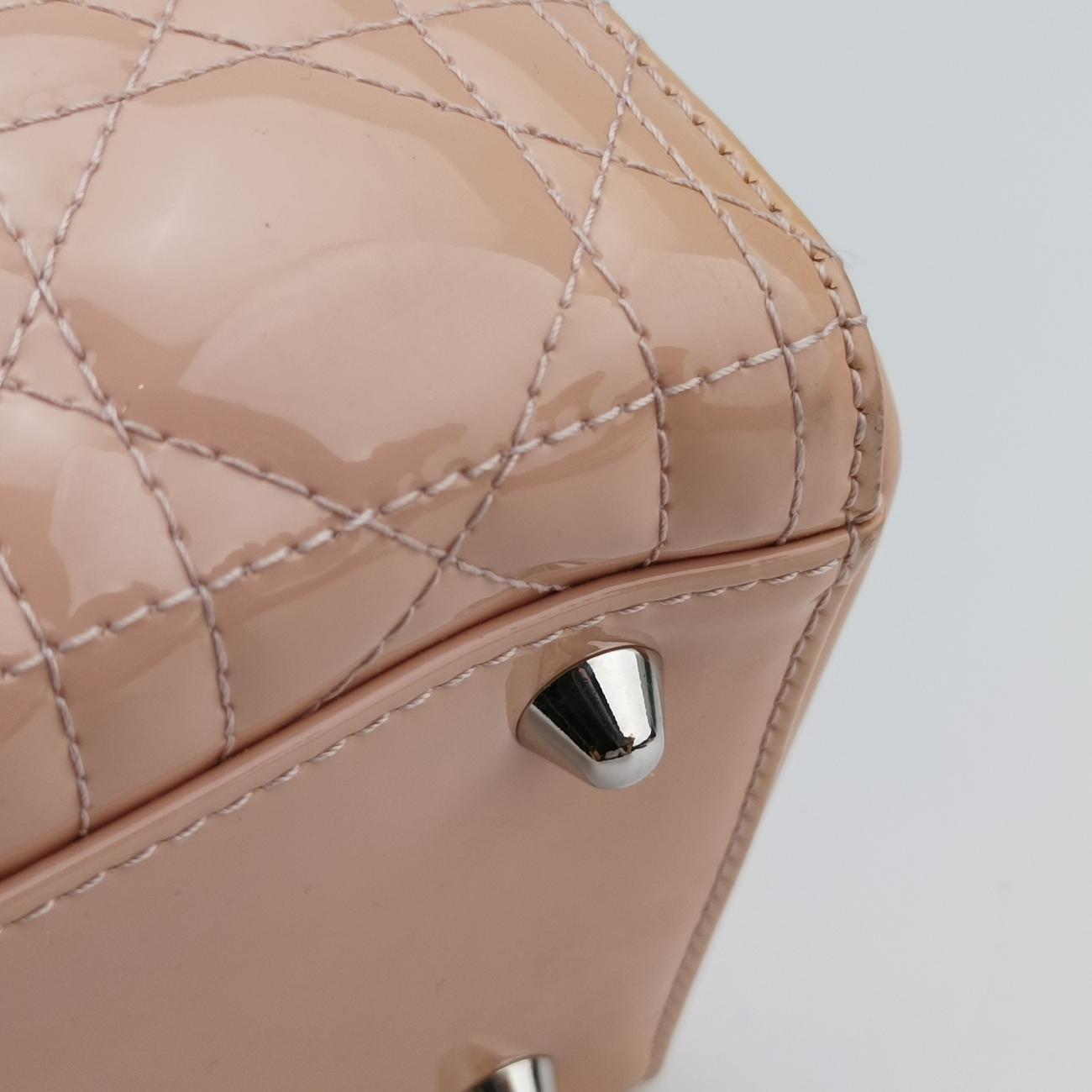 Lady DiorPinkPatent16-BO-0152レディディオールピンクパテント16-BO-0152