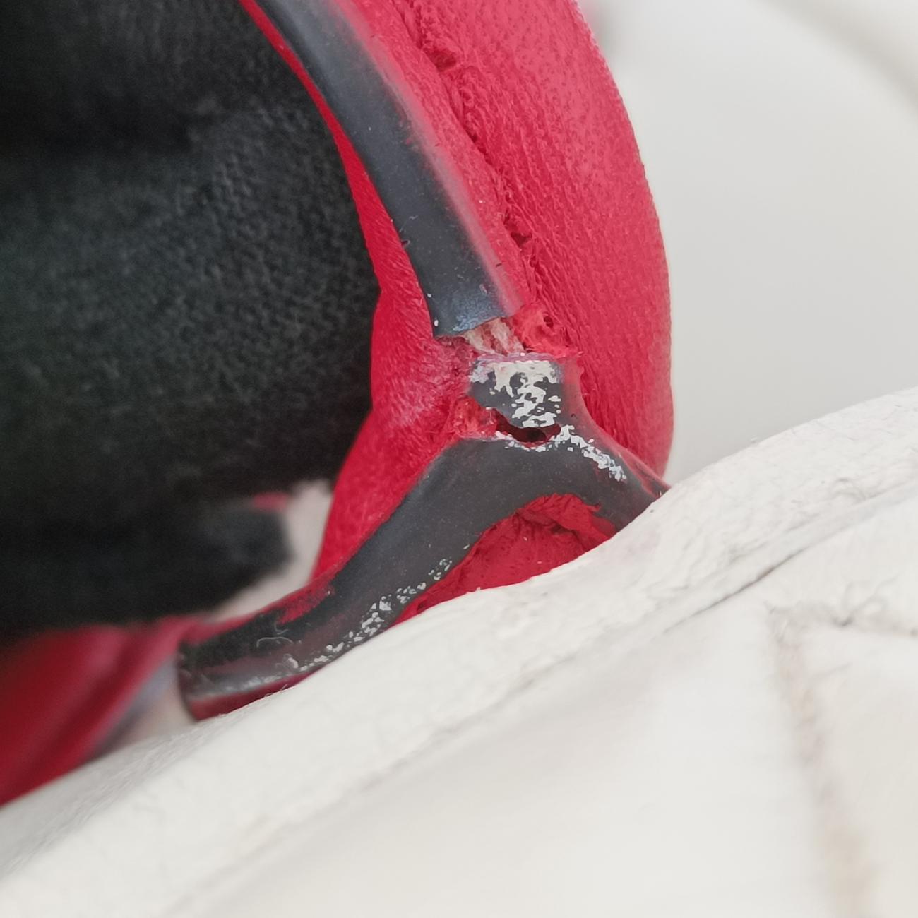 Nappa  Biker Red x White Leather 197/Bナッパバイカー レッド×ホワイト レザー 197/B