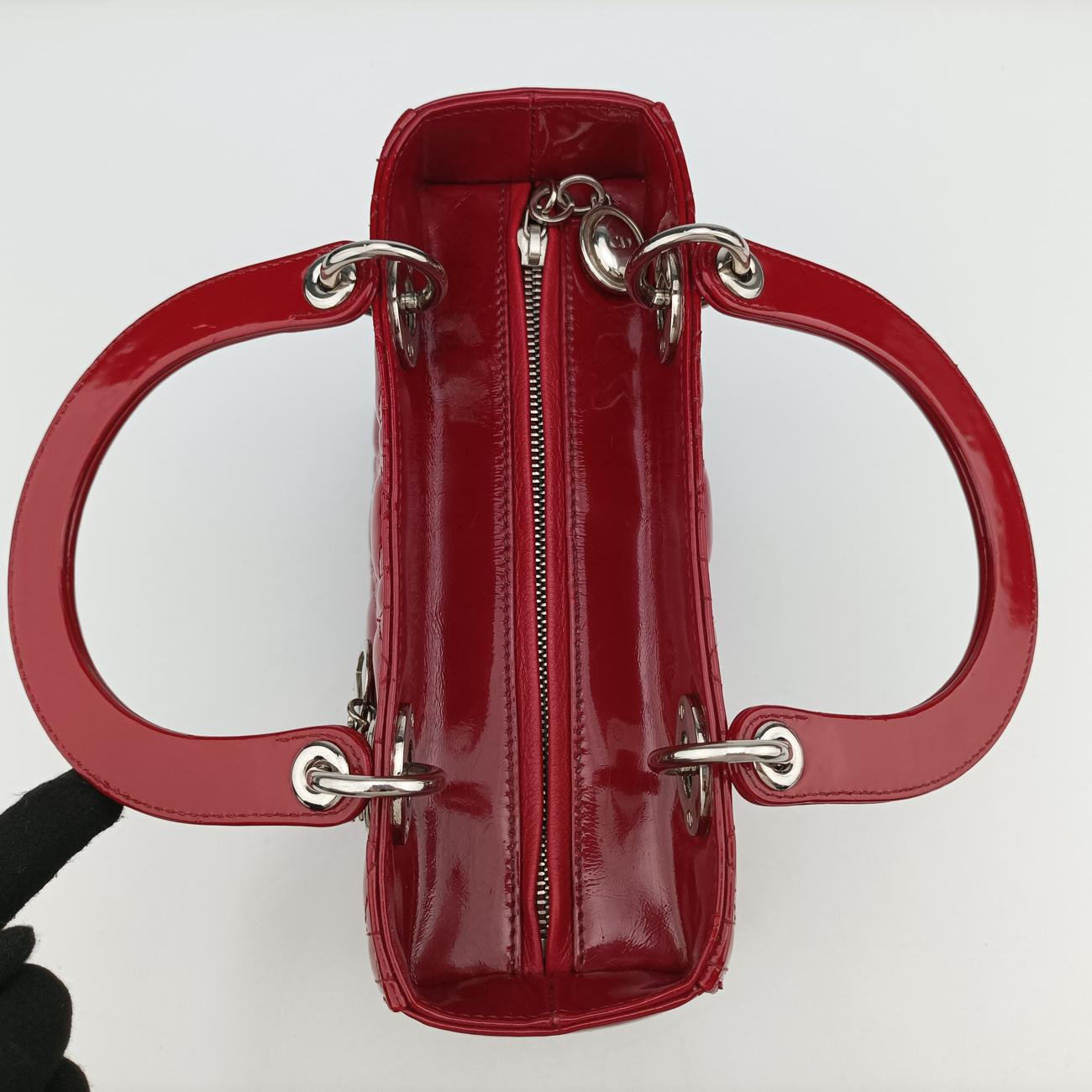 Lady DiorRedPatent01-BO-0173レディディオールレッドパテント01-BO-0173