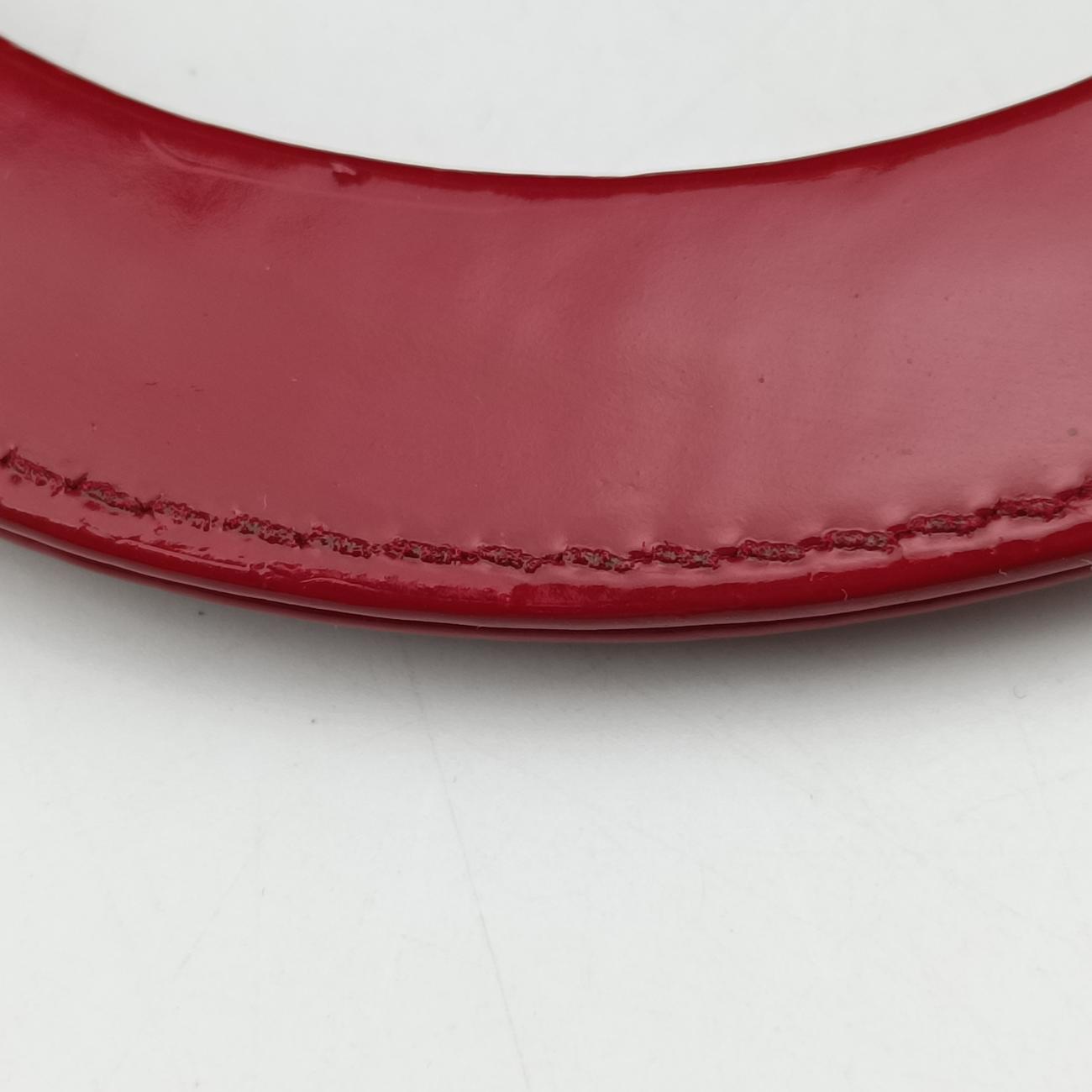 Lady DiorRedPatent01-BO-0173レディディオールレッドパテント01-BO-0173