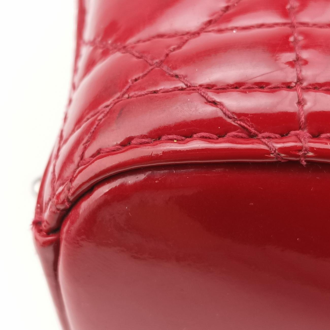 Lady DiorRedPatent01-BO-0173レディディオールレッドパテント01-BO-0173