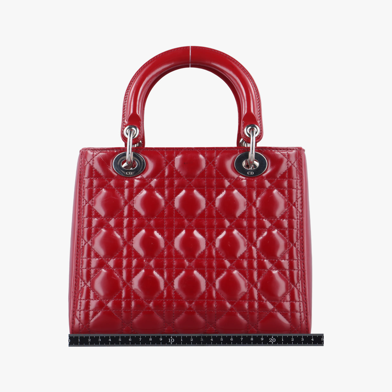 Lady DiorRedPatent01-BO-0173レディディオールレッドパテント01-BO-0173