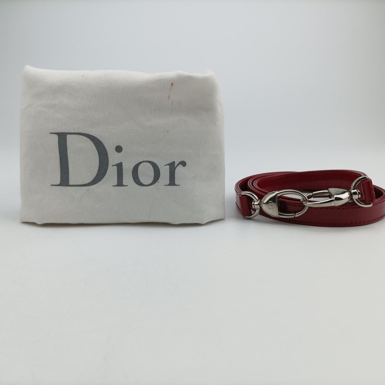 Lady DiorRedPatent01-BO-0173レディディオールレッドパテント01-BO-0173