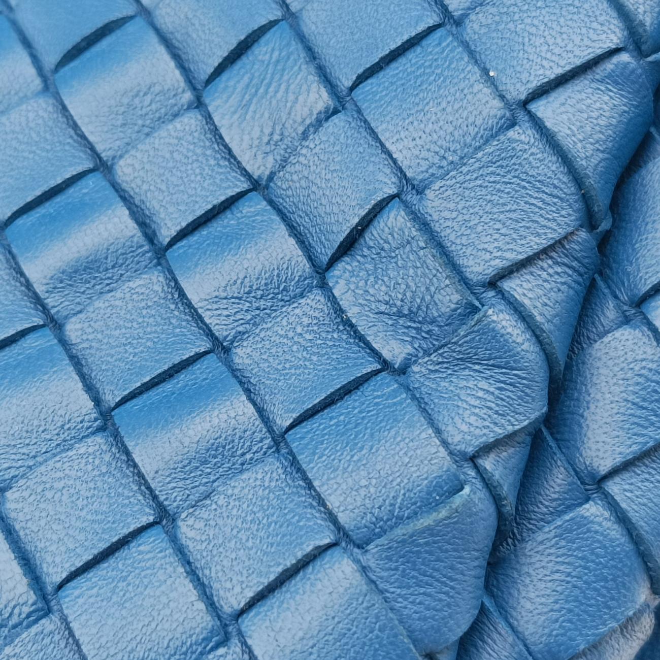 CAMPANA IntrecciatoBluelambskin124864 V0016 4362 EPEV 2010 6971 Aカンパーナ イントレチャートブルーラムスキン124864 V0016 4362 EPEV 2010 6971 A