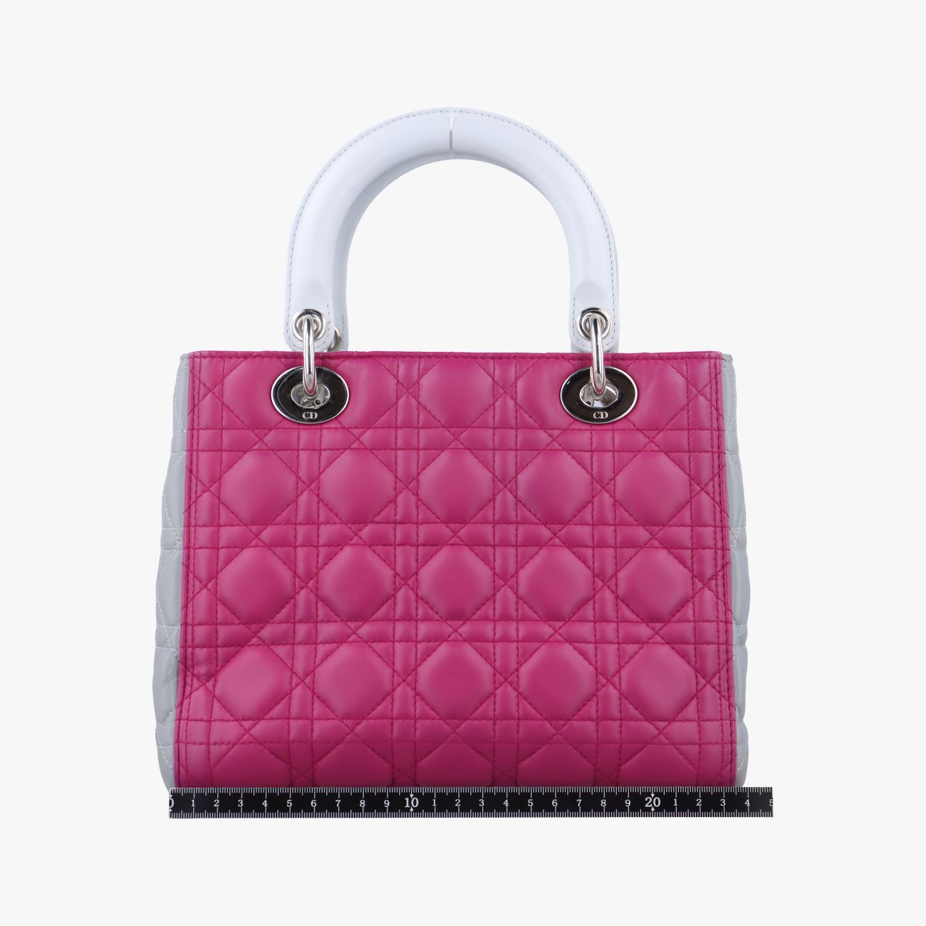 Lady DiorRose×Graylambskin18-MA-0134レディディオールローズ レッド×グレーラムスキン18-MA-0134