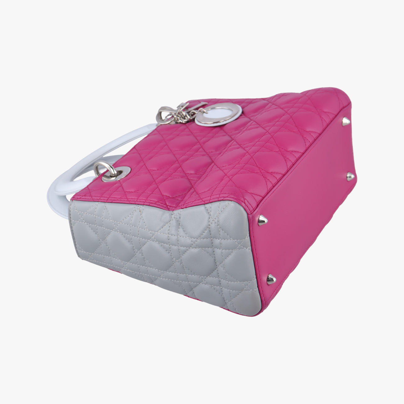 Lady DiorRose×Graylambskin18-MA-0134レディディオールローズ レッド×グレーラムスキン18-MA-0134