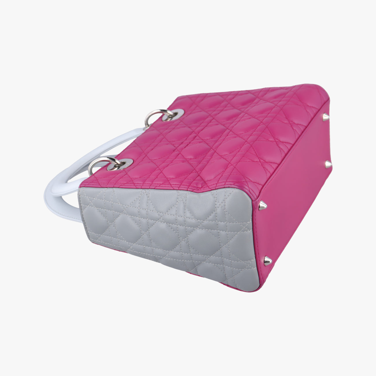 Lady DiorRose×Graylambskin18-MA-0134レディディオールローズ レッド×グレーラムスキン18-MA-0134