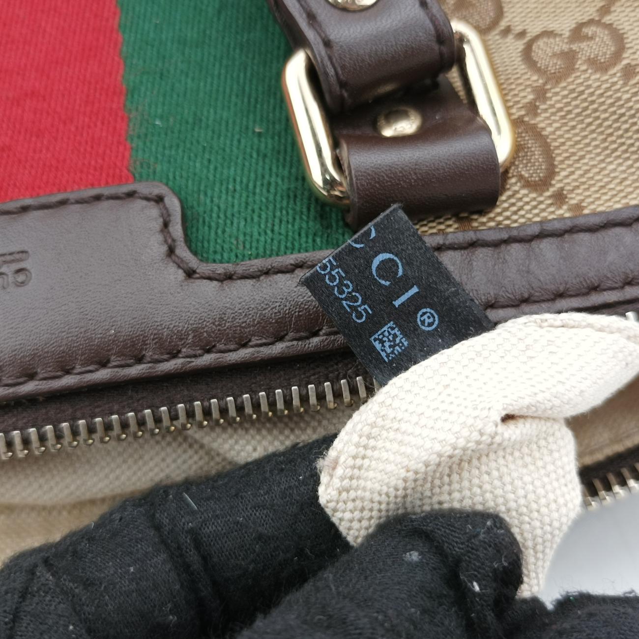 Sherry LineBeige x green x redcanvas x leather247205G010955325シェリーラインベージュ×グリーン×レッドキャンバス×レザー247205G010955325