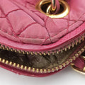 Chain Quilting FlapPinknylonBR4965194/Aチェーン キルティング フラップピンクナイロンBR4965194/A